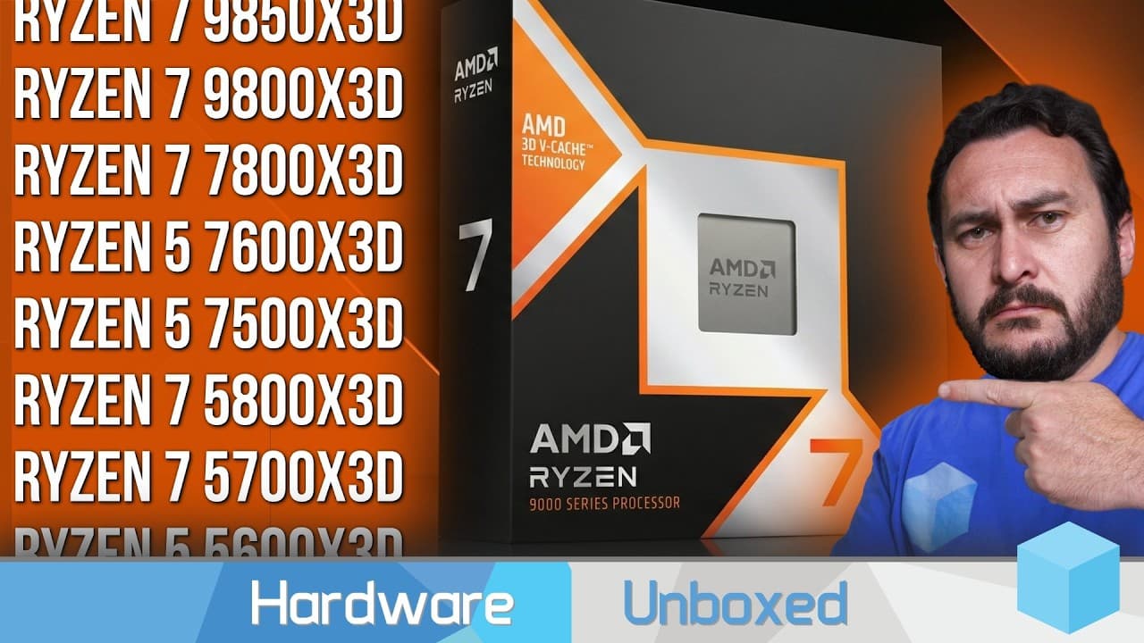Gaming's Greatest CPUs: I Tested Every Ryzen X3D Model (6 & 8 Core)
