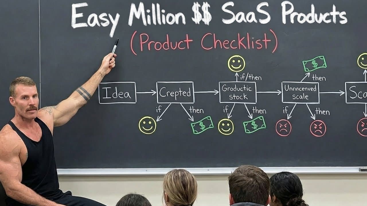 How To GUARANTEE Your SaaS idea Will Make Millions (Full Class From 200 mil founder)
