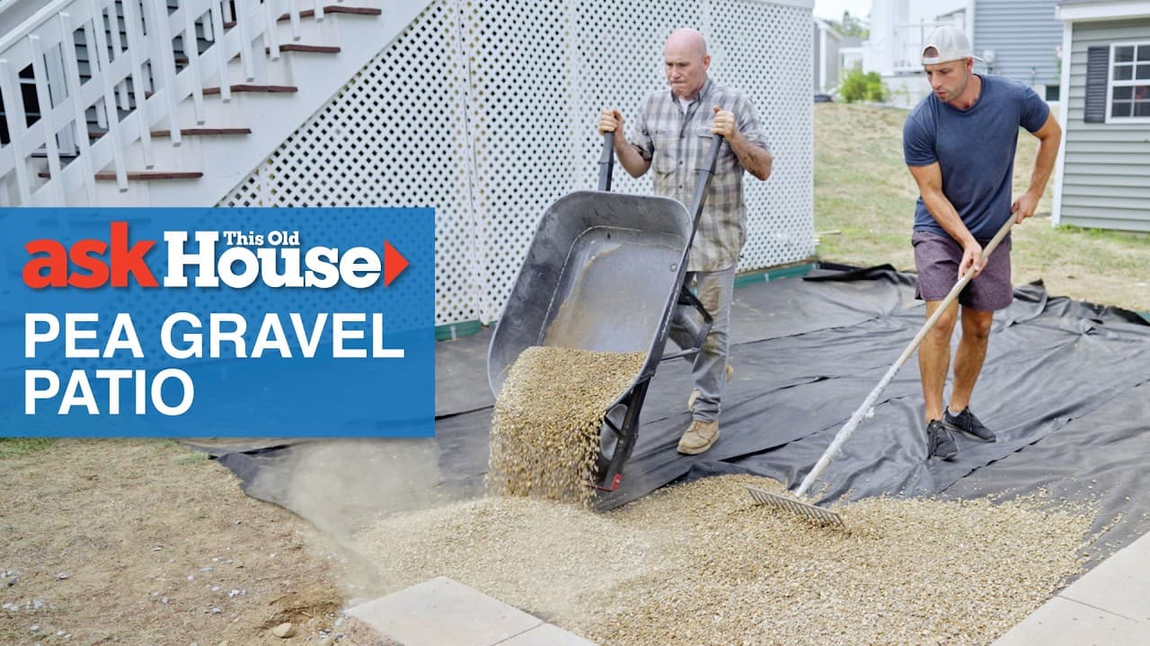 Create a DIY Pea Gravel Patio | Ask This Old House